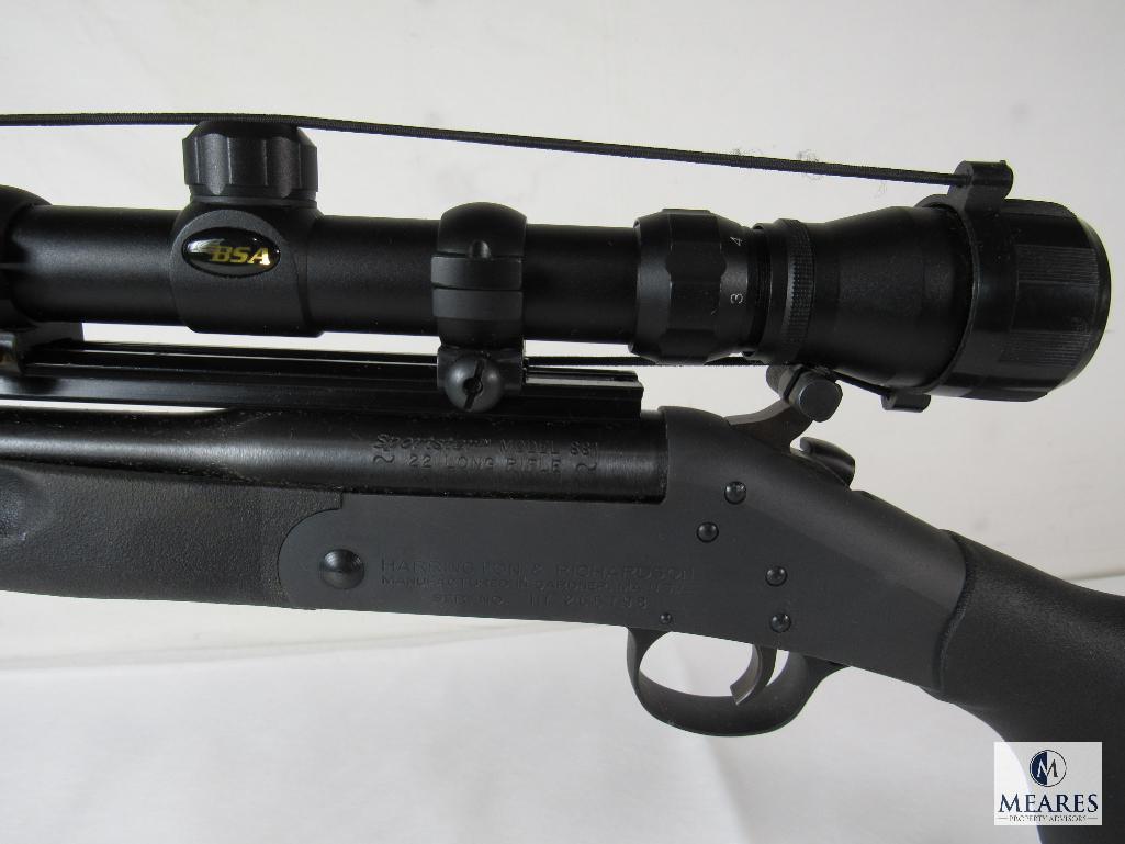 H&R Harrington & Richardson Sportster SS1 .22 LR Single Shot Rifle