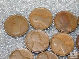 Lot (10) 1910 Lincoln Cents