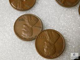 Two Rolls of Wheat Cents