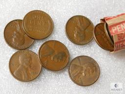 Two Rolls of Wheat Cents