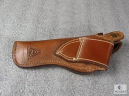 Herndon leather thumb break holster fits 4" S&W 10,14 and similar revolvers