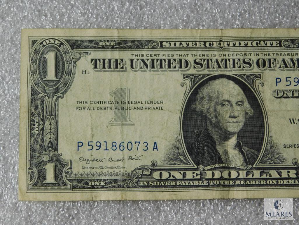 Series 1957-A US $1 small size silver certificate