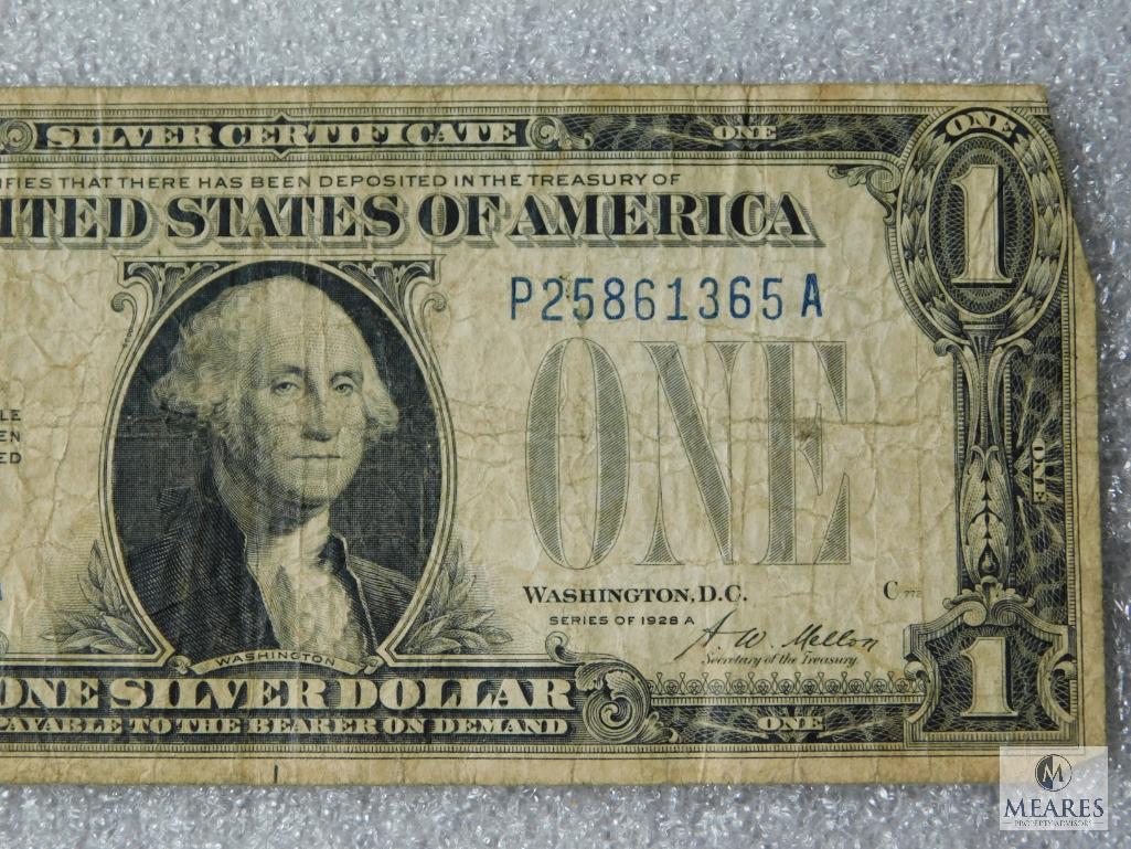 Series 1928-A US $1 small size silver certificate