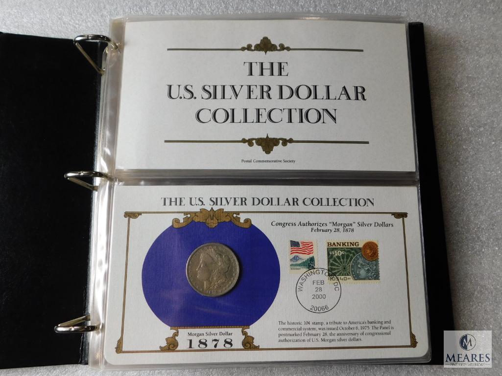 US Silver Dollar Collection Album - with coins