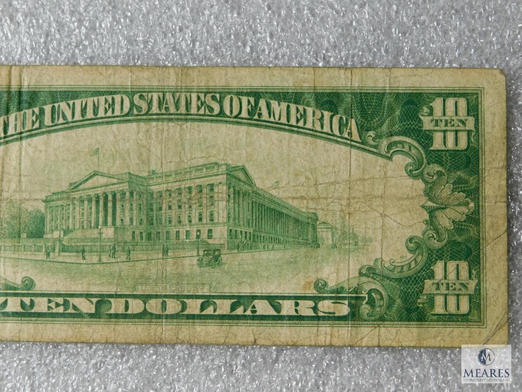 US $10 Gold Certificate - Series of 1928