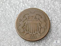1869 2-cent piece