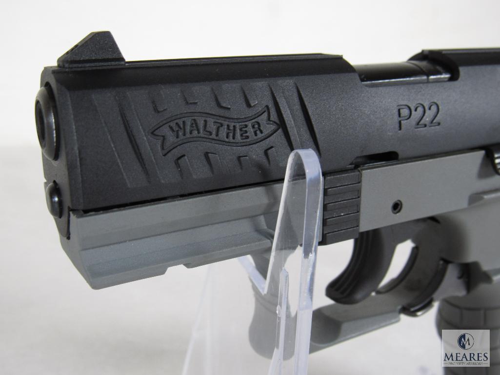 Walther P22 .22 LR Semi-Auto Pistol + Additional barrel