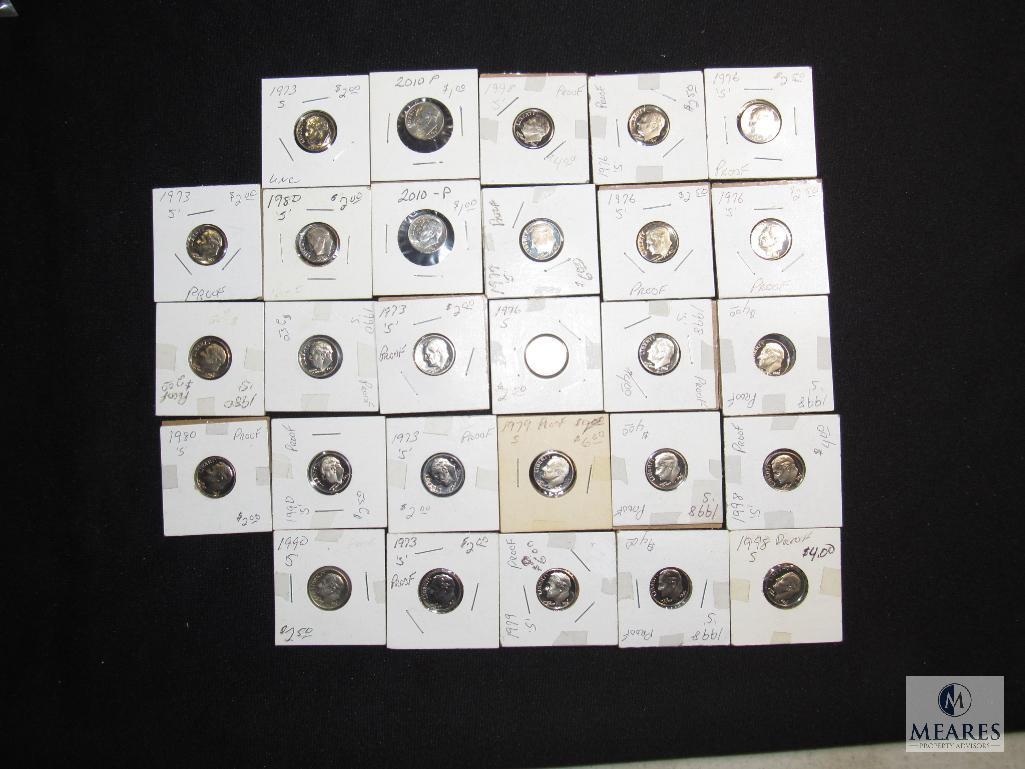 Mixed lot of UNC Roosevelt dimes