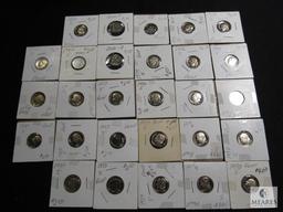 Mixed lot of UNC Roosevelt dimes