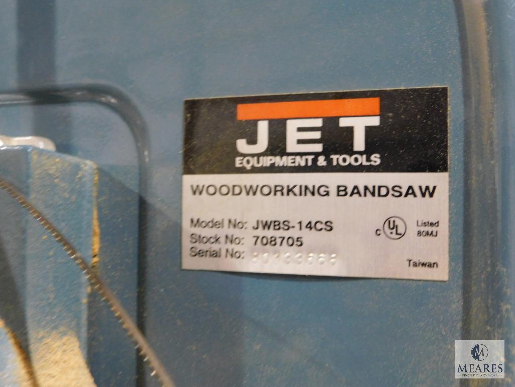 Jet 14" Vertical Closed Stand Bandsaw #JWBS-14CS with Extra Blade