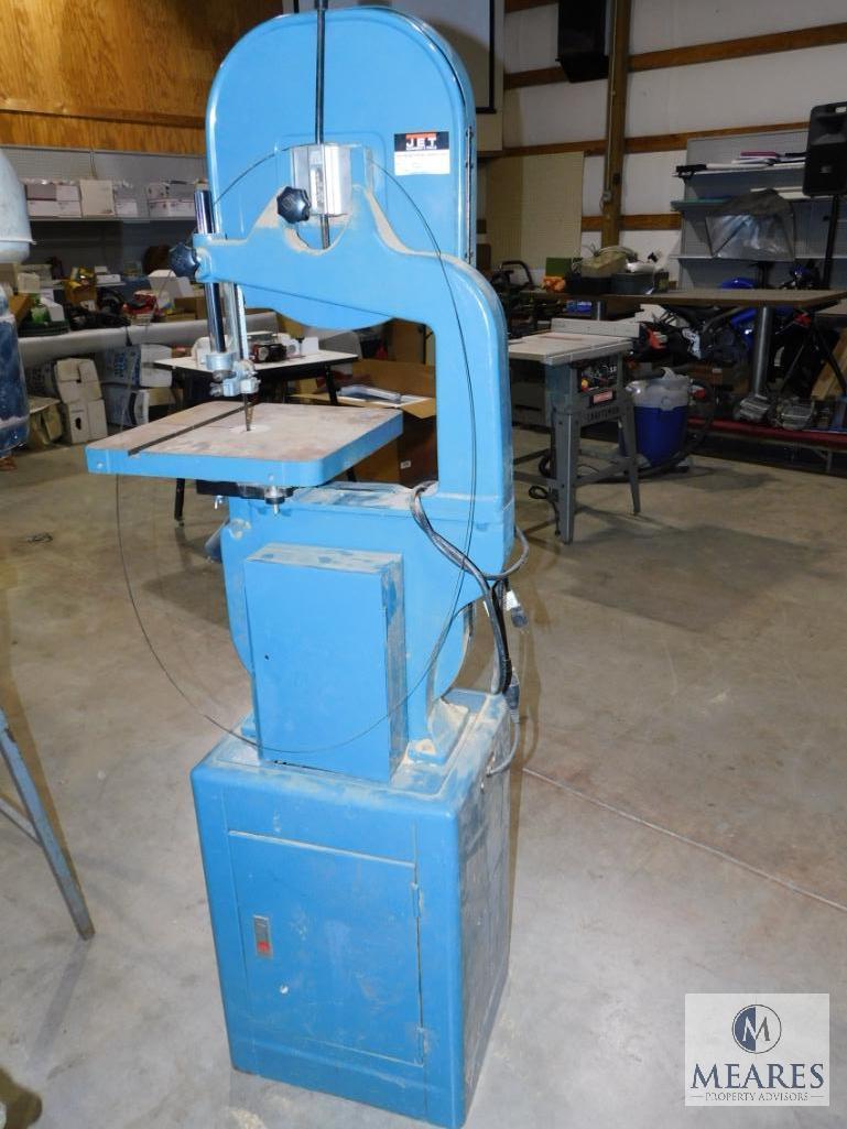 Jet 14" Vertical Closed Stand Bandsaw #JWBS-14CS with Extra Blade