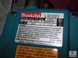 Makita #LS1221 12" Mitre Saw and Metal Table Stand