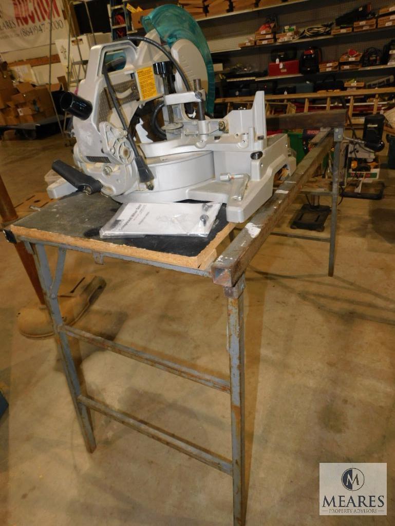 Makita #LS1221 12" Mitre Saw and Metal Table Stand