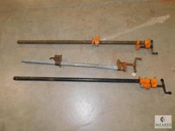 Lot of 3 Large Clamps