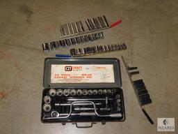 Lot CIT Craft Socket Set and Assorted Sockets