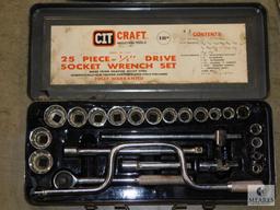Lot CIT Craft Socket Set and Assorted Sockets