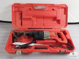 Milwaukee Sawzall Power Tool #6509-2 w/ Case and blades