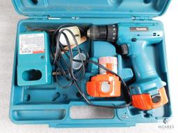 Makita 6227D 12 Volt Drill with Case, Charger, 2 Batteries, and Bits