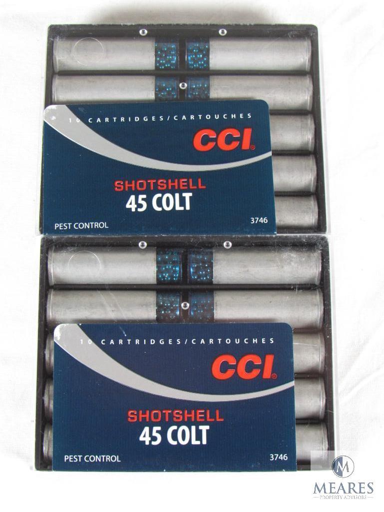 20 Rounds CCI .45 Colt Shotshell Ammo 1/3 oz #9 Shot