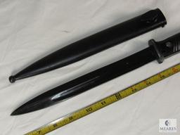 German M1884/98 Bayonet with Metal Scabbard