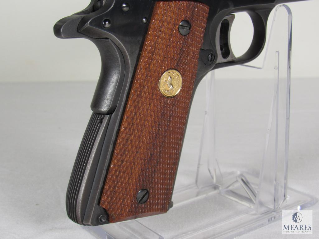 1958 Colt Gold Cup National Match .45 Semi-Auto Pistol in Original Box with Colt Archive Letter