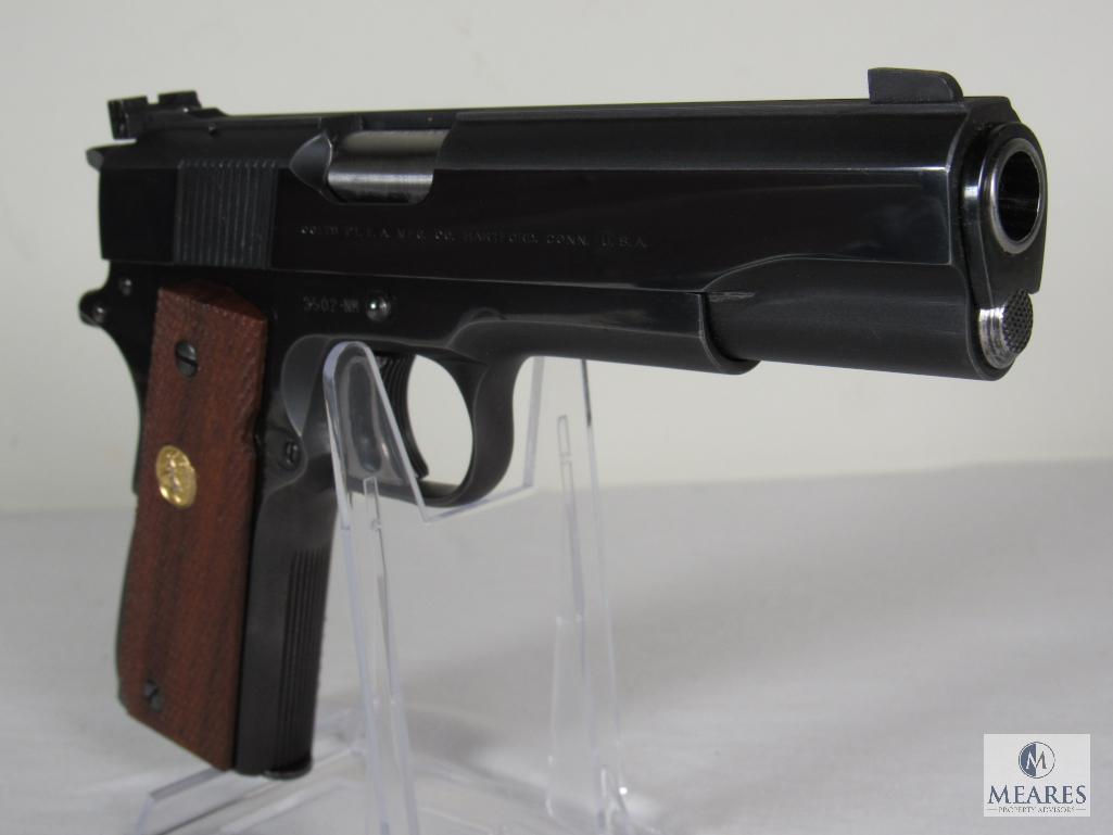 1958 Colt Gold Cup National Match .45 Semi-Auto Pistol in Original Box with Colt Archive Letter