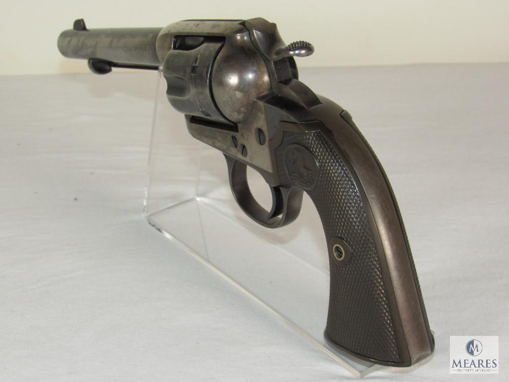 1902 Colt Bisley Model .38 WCF Revolver with Colt Archive Letter