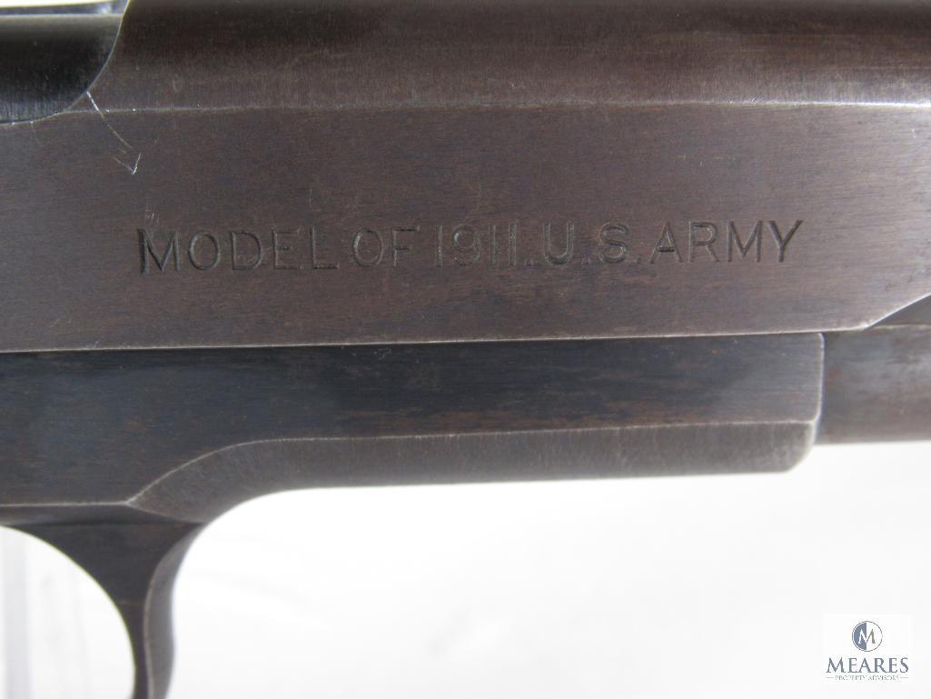 1918 Colt 1911 US Army "Black Army" .45 Semi-Auto Pistol with Colt Archive Letter