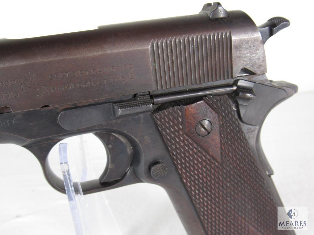 1918 Colt 1911 US Army "Black Army" .45 Semi-Auto Pistol with Colt Archive Letter