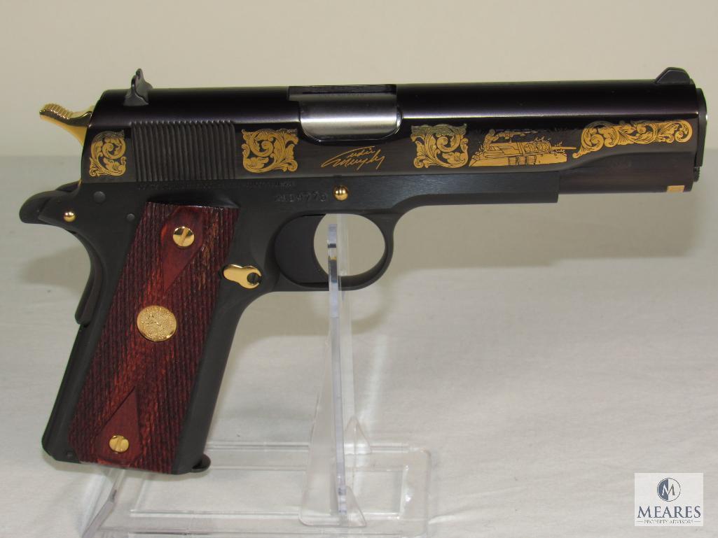 Colt 1911 Audie Murphy Tribute America Remembers .45 Semi-Auto Pistol with Display Case