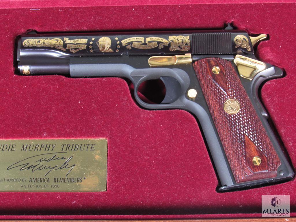 Colt 1911 Audie Murphy Tribute America Remembers .45 Semi-Auto Pistol with Display Case