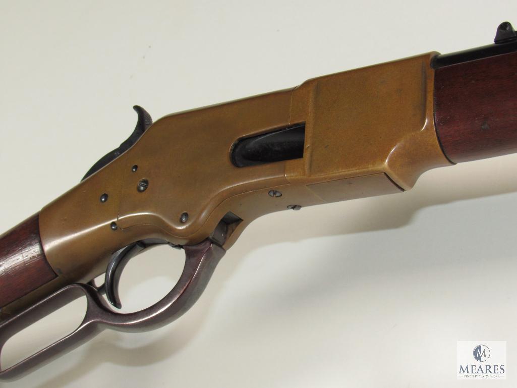 Early 1800's Winchester 1866 "Yellow Boy" .44-40 Brass Lever Action Saddle Ring Carbine Rifle