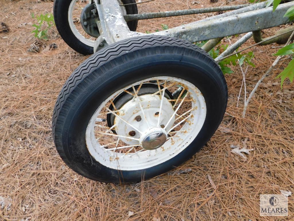 Model A Frame and Partial Engine