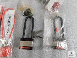 Lot of Approximately 10 Gun Trigger & Cable Locks