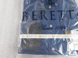 New Beretta men's TM Shooting Shirt L/S Size S Small Navy Blue