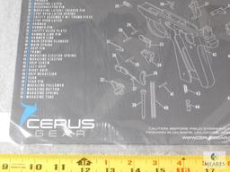New Cerus Gear Browning Buckmark Schematic Dark Gray Gun Mat