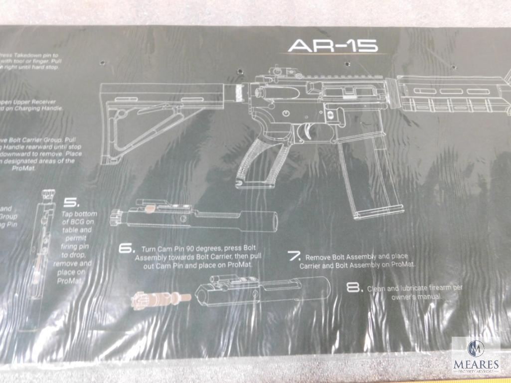 New Cerus Gear AR-15 Rifle Schematic 12" x 36" Olive Drab Gun Mat