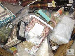 Pallet Box of New Overstock & Returns - Contains Curtains, Valances, and or Bed Linens