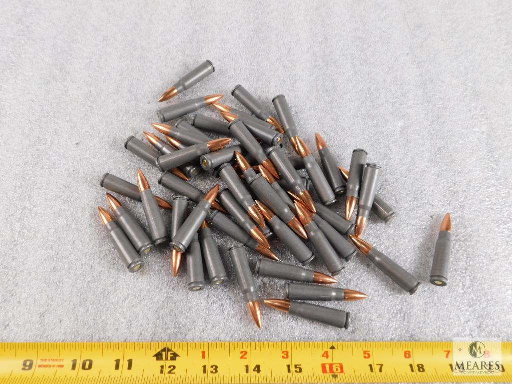 50 rounds Tulammo 7.62x39 bulk ammo 122 grain FMJ