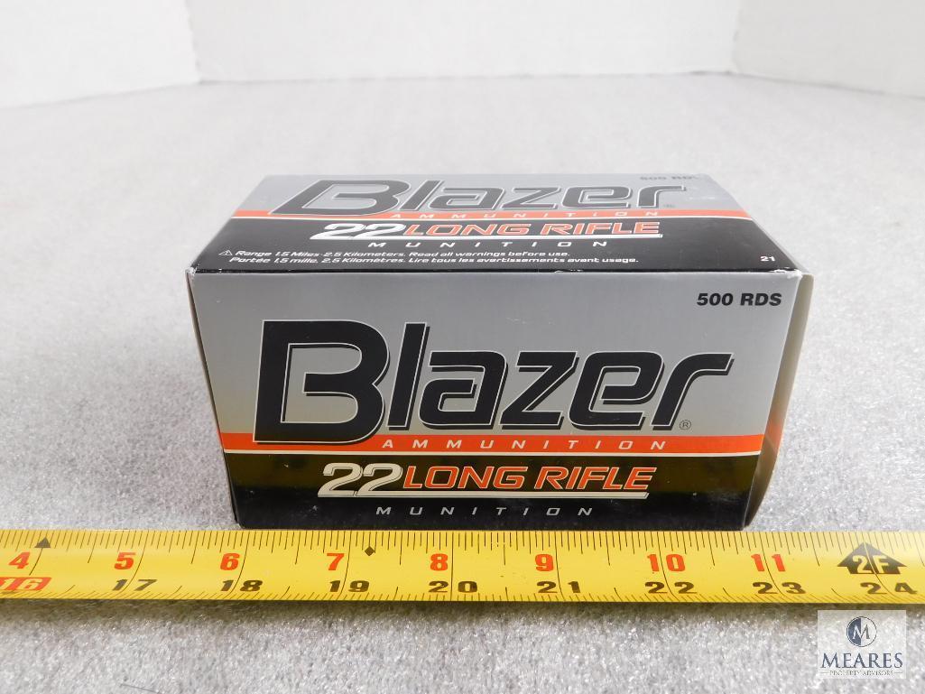 500 rounds Blazer .22 long rifle ammo 40 grain bullet