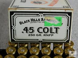 31 Rounds Black Hills 45 Colt Ammo 250 Grain