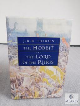 Set of Webster's Pocket Reference Library & The Hobbit and Lord of The Rings 4 Pack Book Set