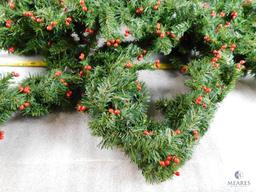 Lot of Christmas Greenery - Wreaths & Garland