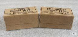 100 rounds- 30 carbine ammo- Lake city military M1. Hard to find ammo. Two 50 round boxes.