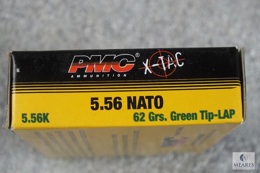60 Rounds PMC X-Tac 5.56 NATO 62 Grain Green Tip-LAP Ammunition