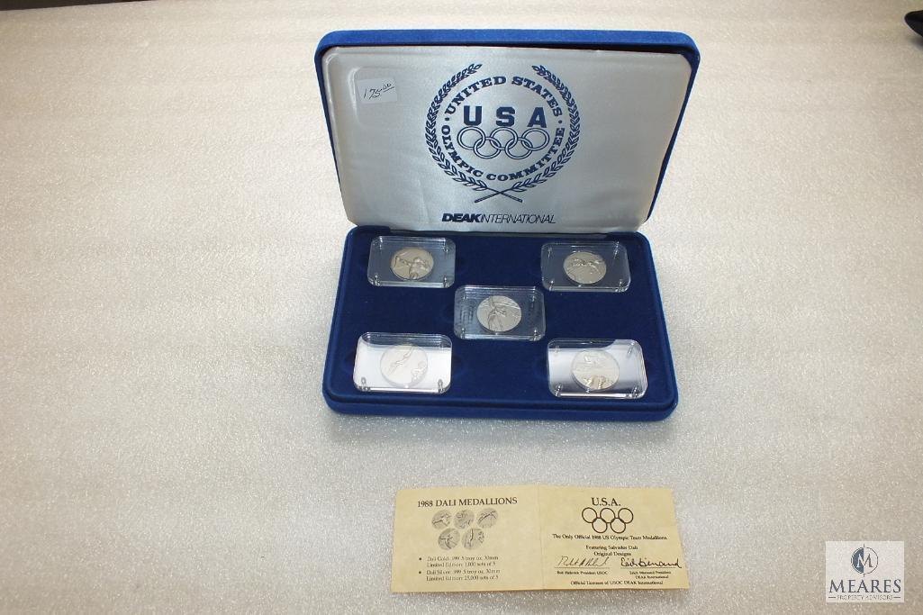 1988 US Olympic Team 5-coin commemorative set - DEAK International