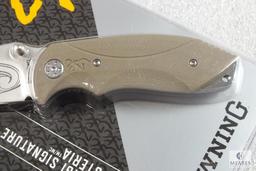 New Browning Wihongi Signature Hysteria Pocket Folder Knife