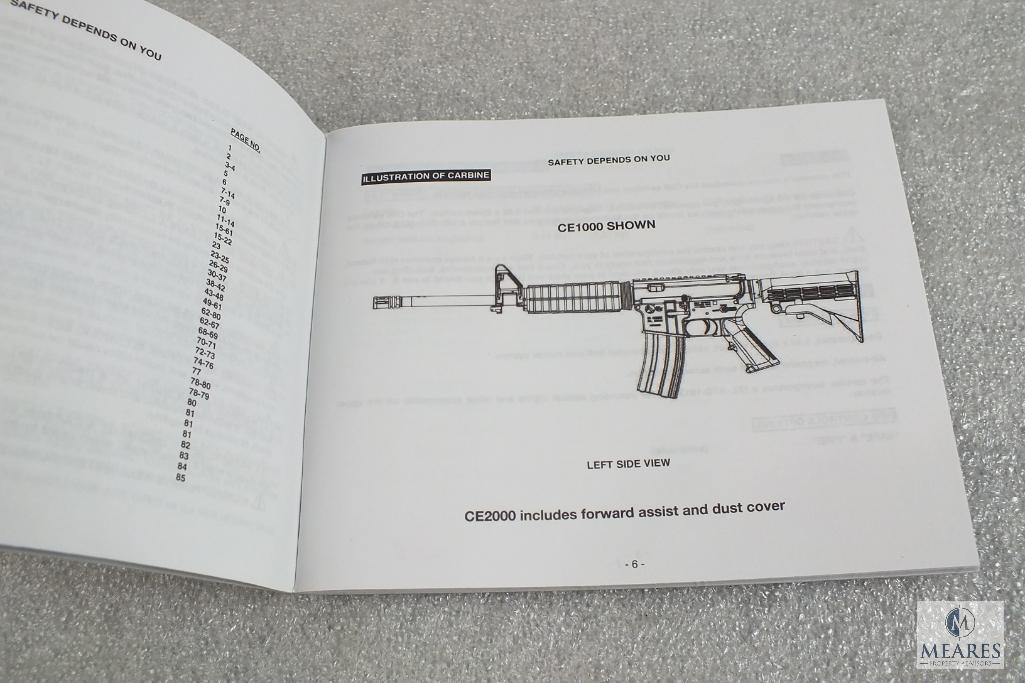 77 page Colt AR15 owners manual