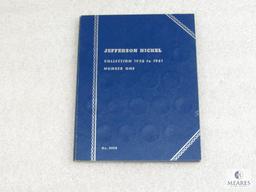 Incomplete Jefferson Nickel Book - 1938 to 1961