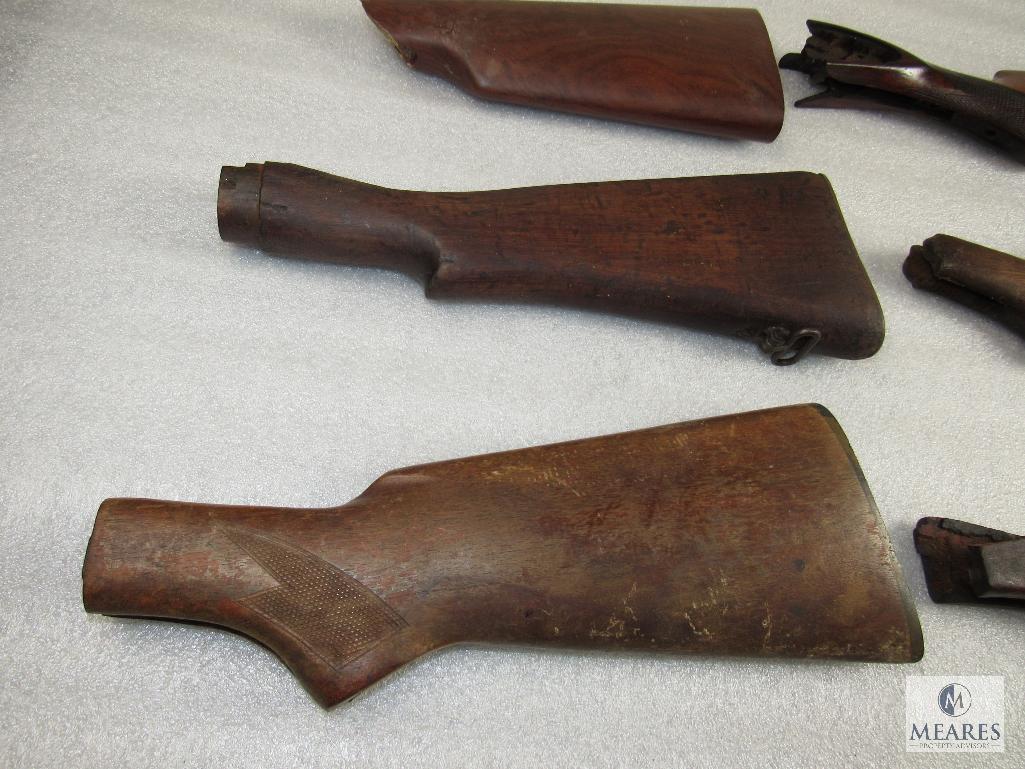 Lot of 6 assorted Wood Stocks for Rifles or Shotguns